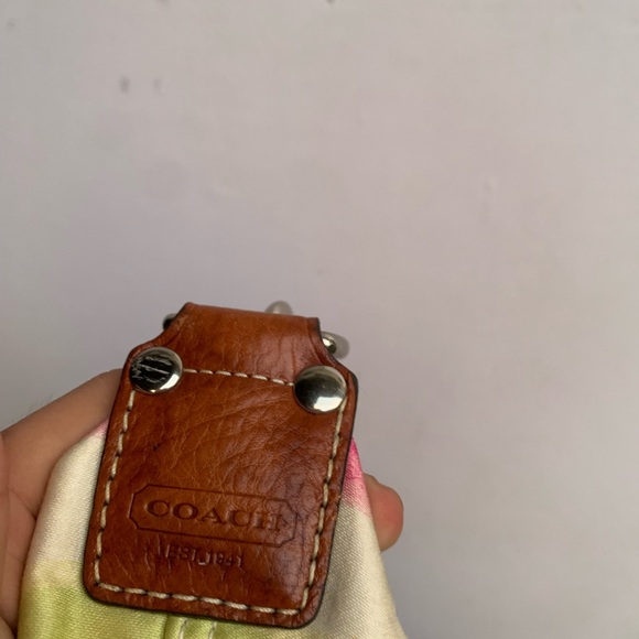 Coach soho striped small hobo summer pastels bag - Picture 6 of 8